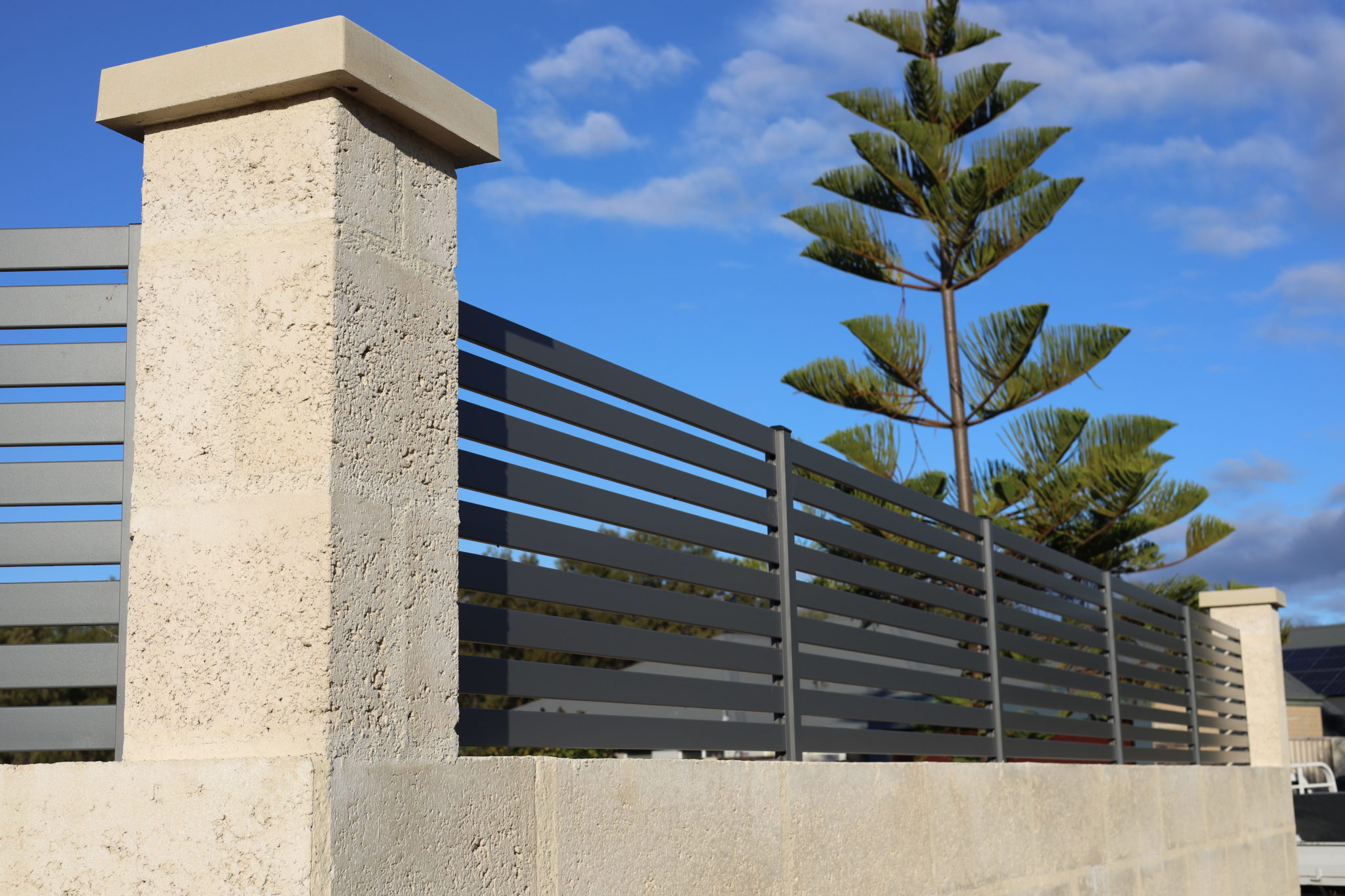 Aluminium Slatted Fencing Busselton Broadwater Fencing
