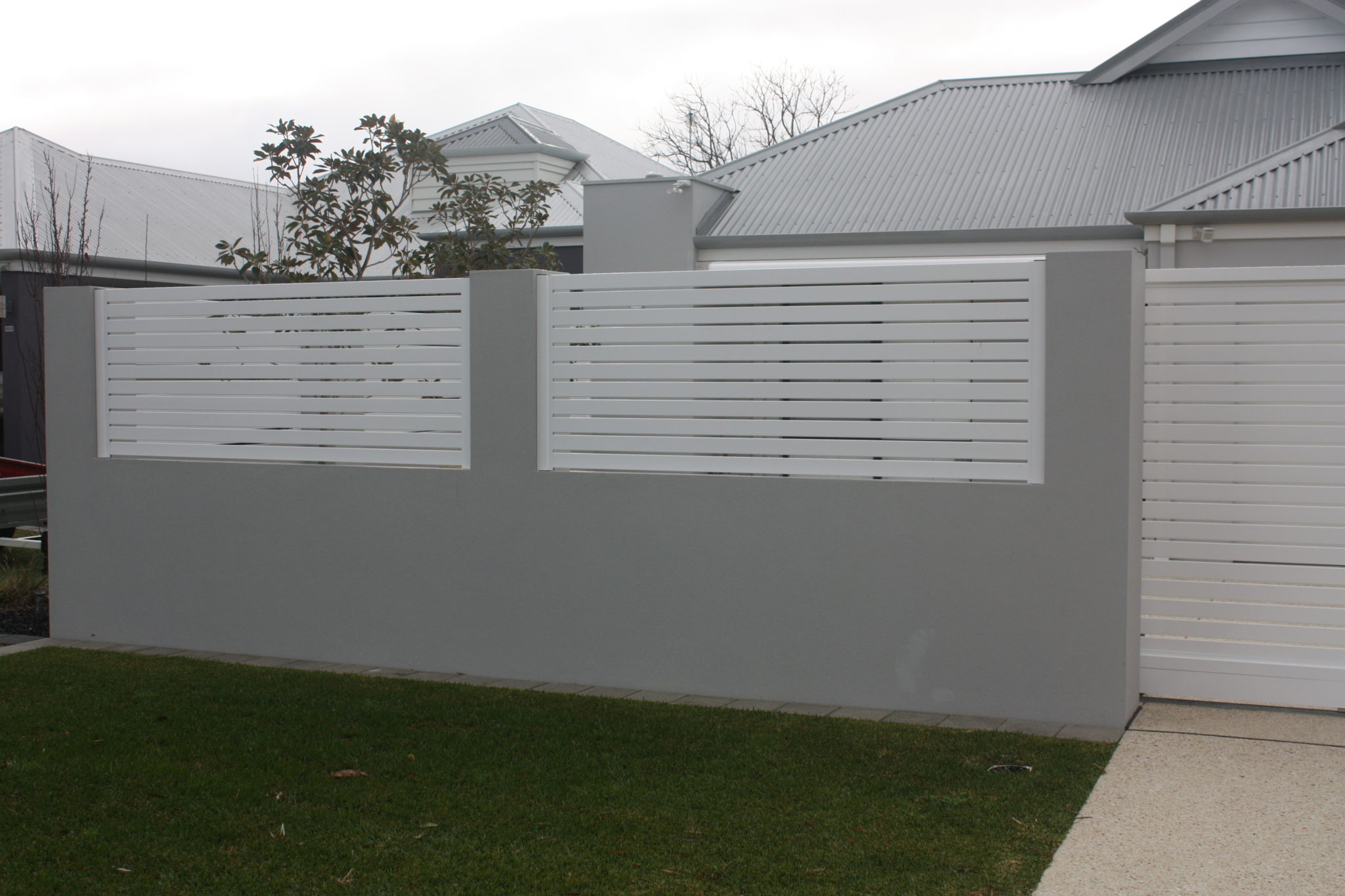 Aluminium Slatted Fencing Busselton Broadwater Fencing