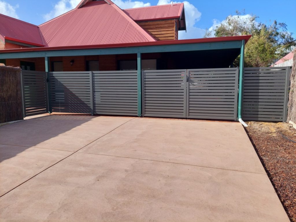 Aluminium Slatted Fencing Busselton Broadwater Fencing